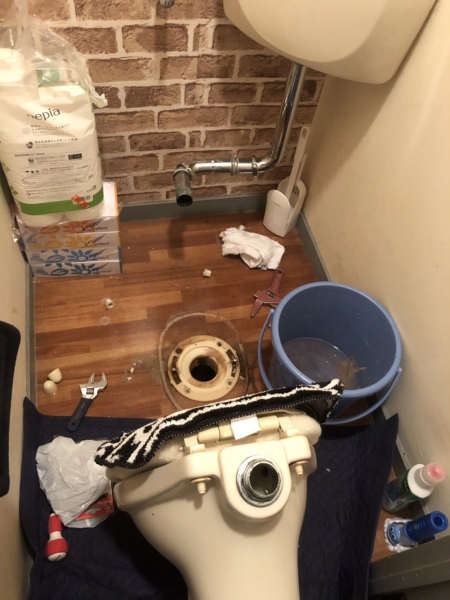 トイレ脱着