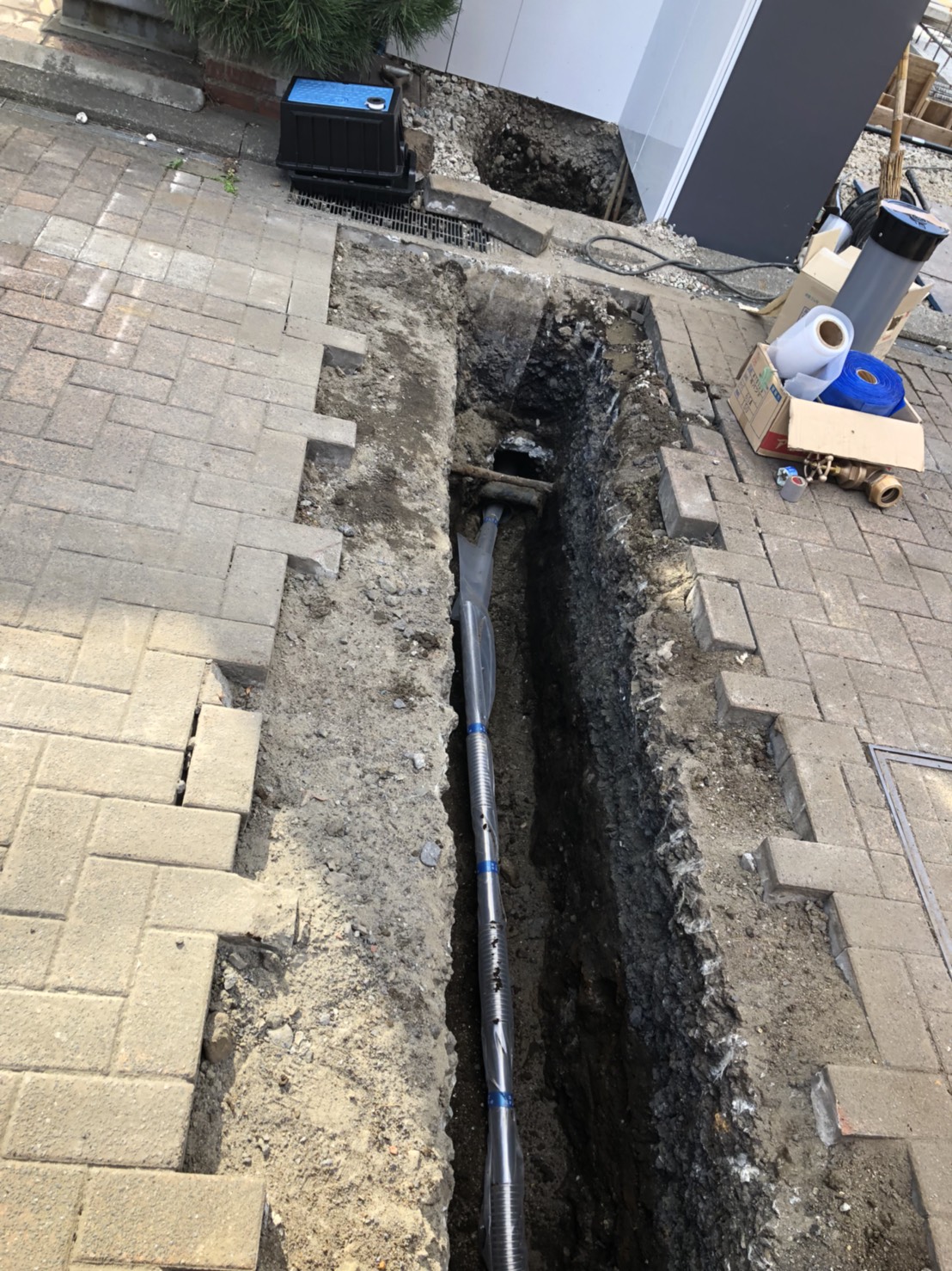 横浜市 水道管引き込み工事
